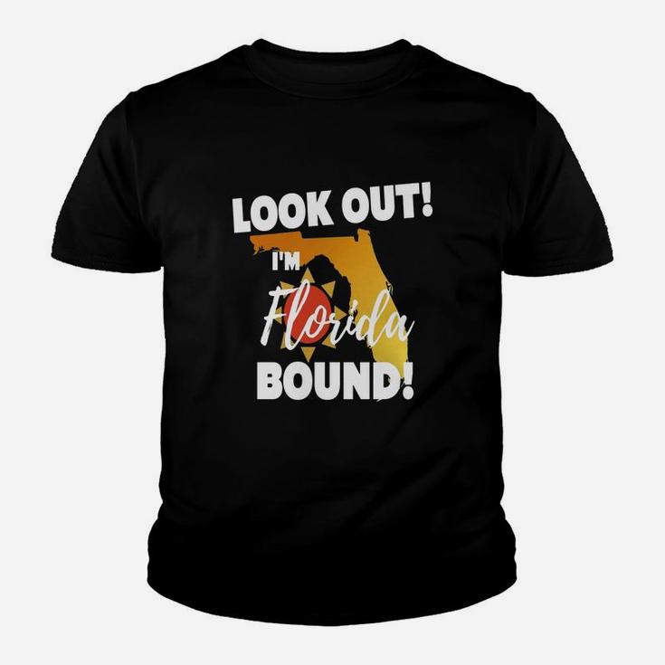 40 Familylook Out I'm Florida Bound Family Vacation Funny T-shirt Kid T-Shirt