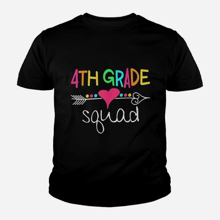4th Grade Squad Fourth Teacher Student Team Back To School Kid T-Shirt