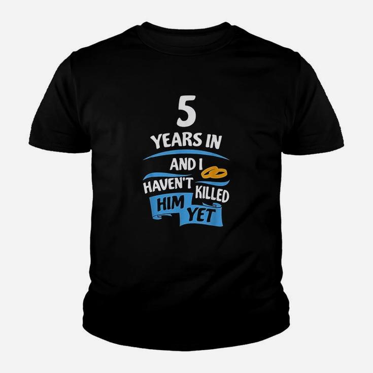 5 Years Anniversary Gift Idea For Her 5th Wedding Youth T-shirt