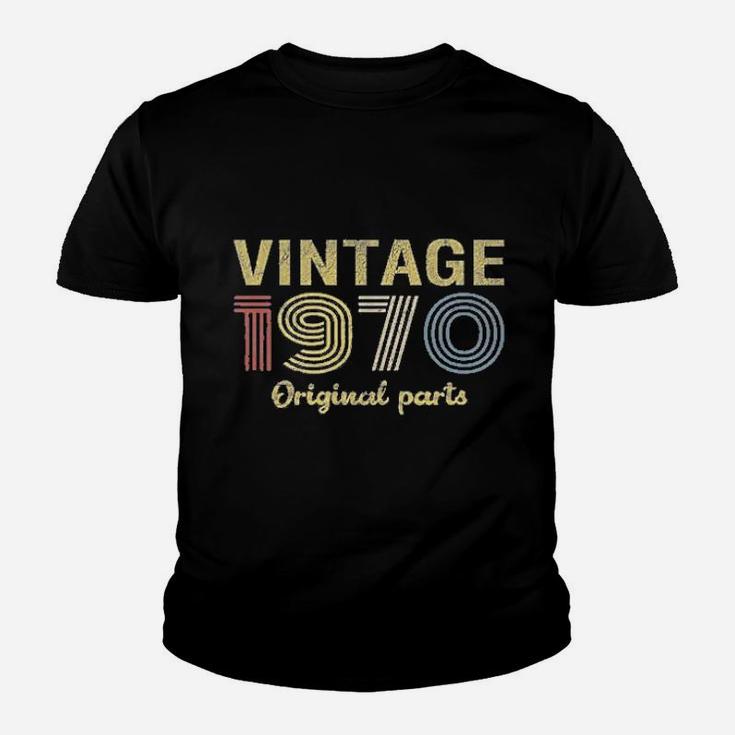 51st Birthday Gift Retro Birthday Vintage 1970 Original Parts  Kid T-Shirt