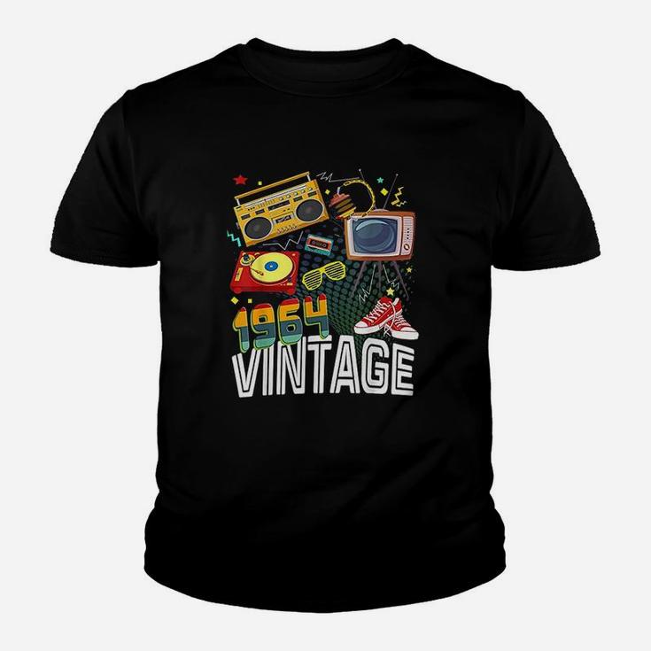 58th Birthday 58 Years Old Vintage 1964 Retro 80s 90s Style  Kid T-Shirt