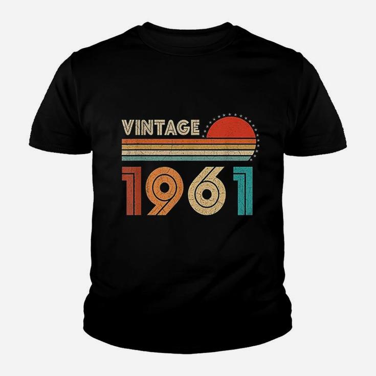 60th Birthday Gift Vintage 1961 Retro Bday  Kid T-Shirt