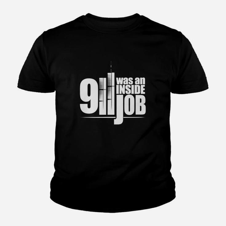 911 Was An Inside Job Tshirt- Cool 119 Shirt Kid T-Shirt