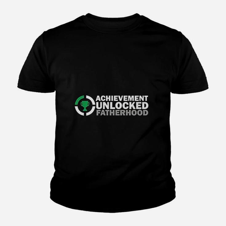 Achievement Unlocked Fatherhood Created Kid T-Shirt