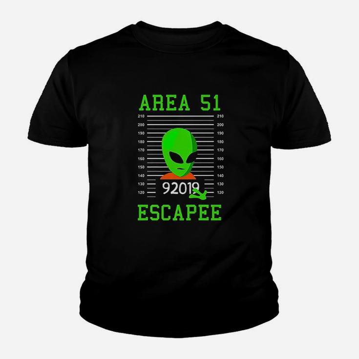 Alien Escapee Area 51 Cute Vintage Halloween Kid T-Shirt