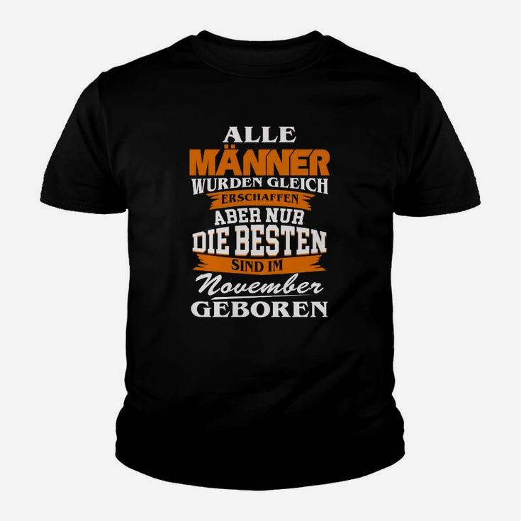 Alle Männer November Geboren Kinder T-Shirt