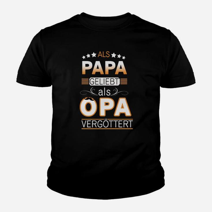 Als Papa Liebt, Als Opa Vergöttert Kinder Tshirt, Witziges Herren Outfit