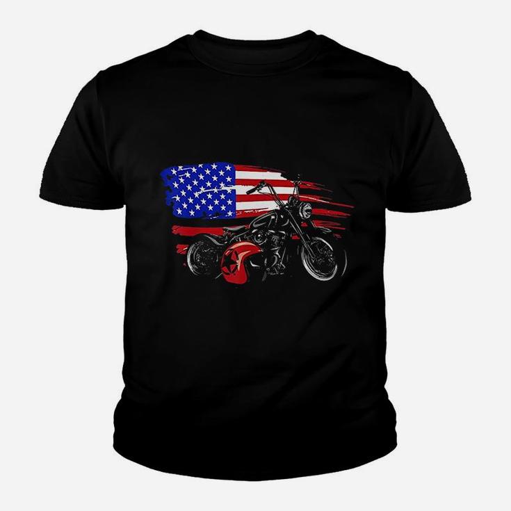 America Vintage Motorcycle Kid T-Shirt