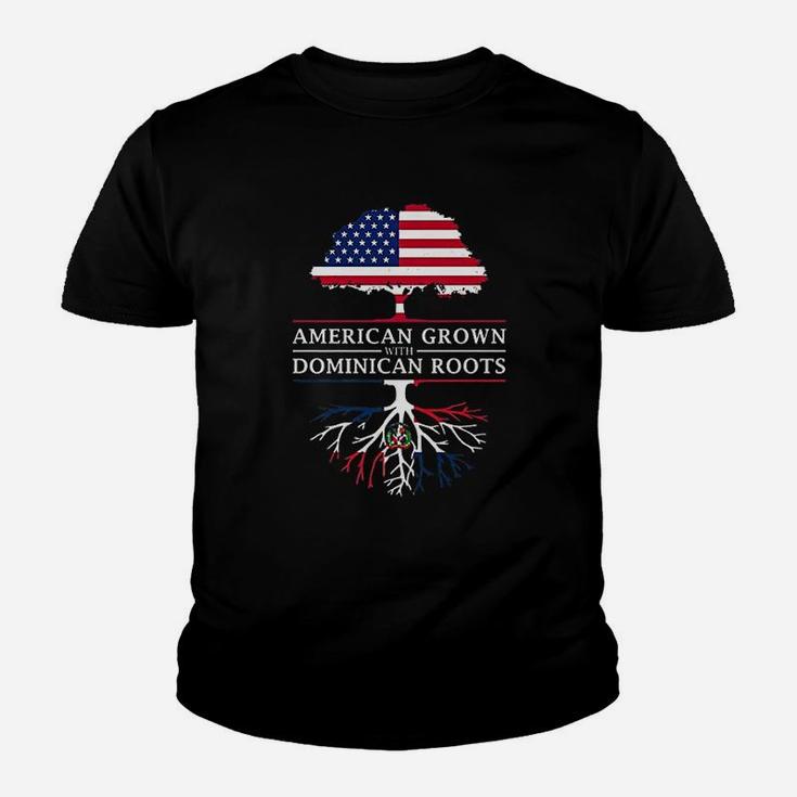 American Grown With Dominican Roots Dominican Republic Kid T-Shirt