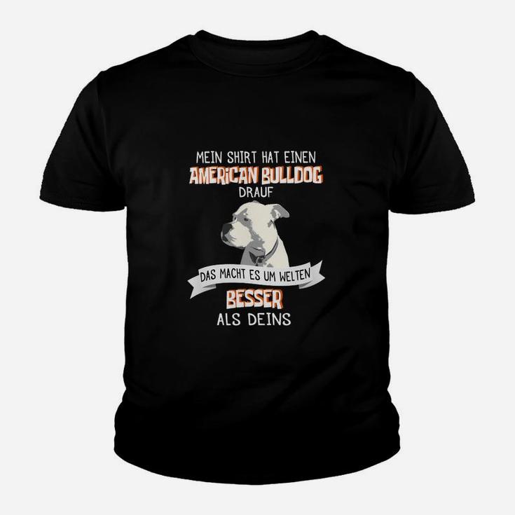 Amerikanische Bulldogge- Kinder T-Shirt