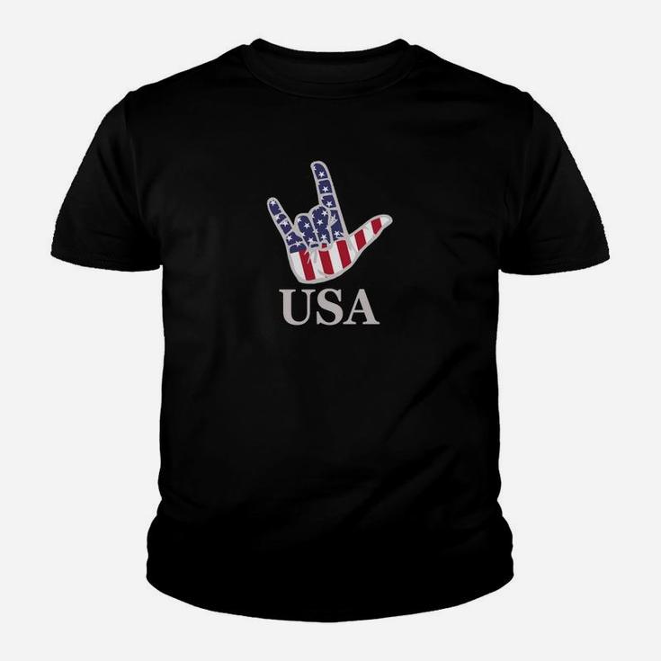 Amerikanische Gebärdensprache 4 Des Juli-s Kinder T-Shirt