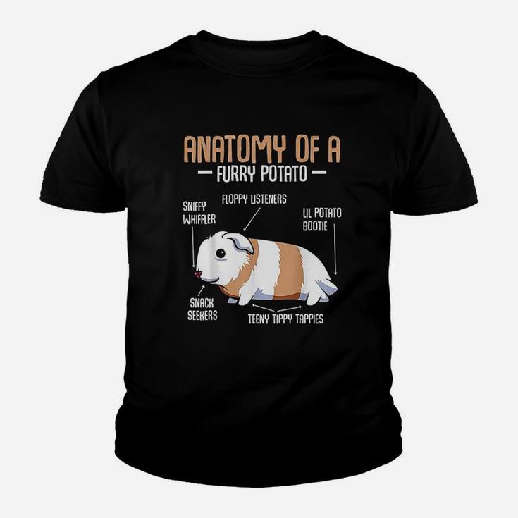 Anatomy Of A Furry Potato Guinea Pig Household Pet Animal Kid T-Shirt