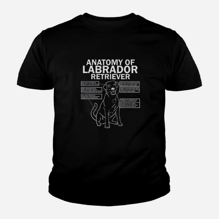 Anatomy Of A Labrador Retriever Funny Lab Dog Owner Gifts Kid T-Shirt