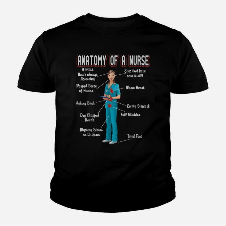 Anatomy Of A Nurse Best Gift For National Nurses Week 2020 Kid T-Shirt