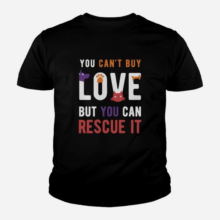 Animal Lover Rescue Love Animal Rescue T Shirt T-shirts Kid T-Shirt