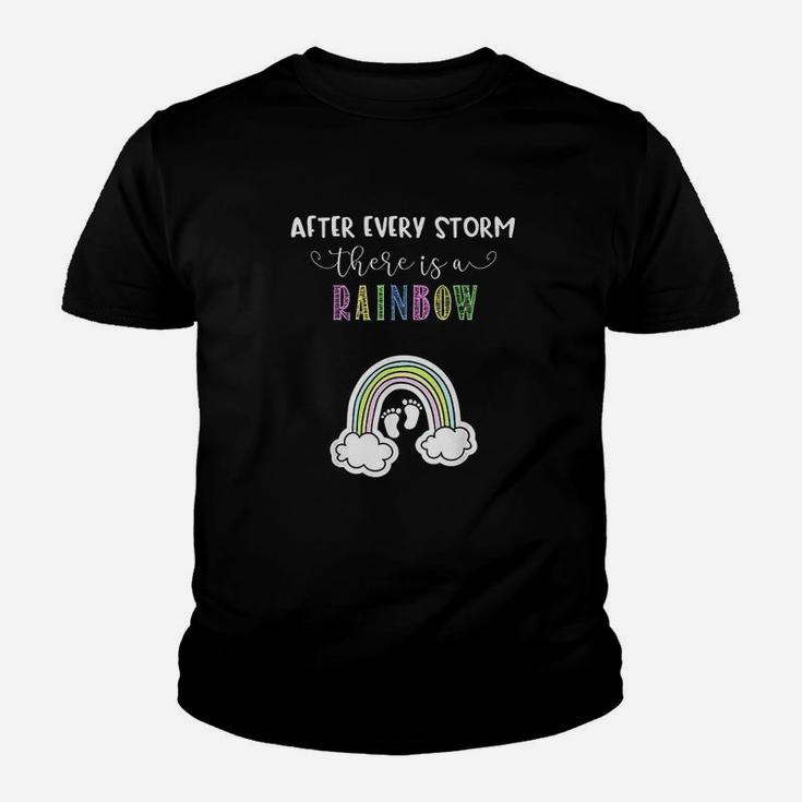 Announcement For Rainbow Baby After Storm Kid T-Shirt