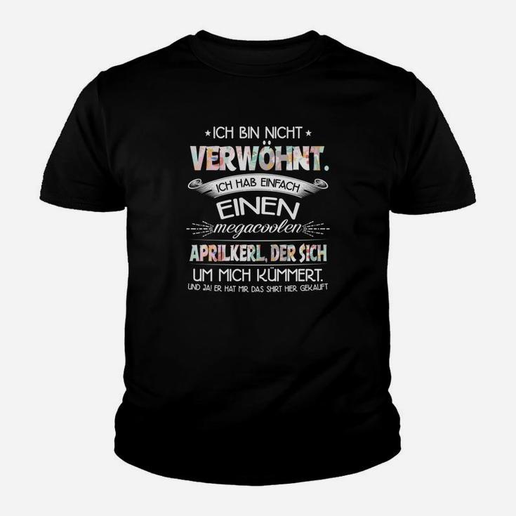 April Geburtstagsgeschenk Für Frauen Kinder T-Shirt