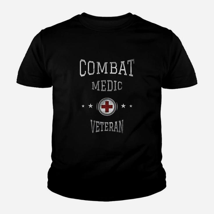 Army Combat Medic Veteran Gift Us Army Veteran Gift Kid T-Shirt