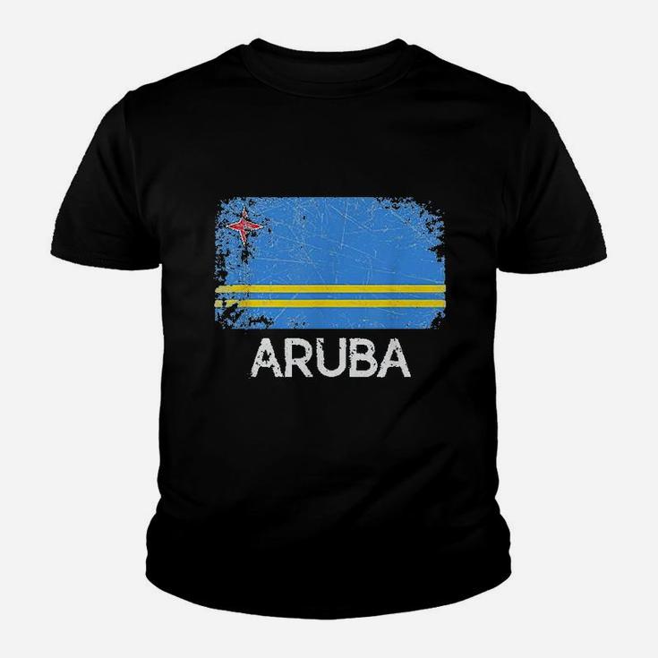 Aruban Flag Vintage Made In Aruba Gift Kid T-Shirt