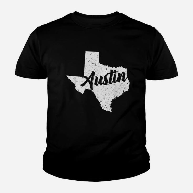 Austin Texas Gift Native Vintage Retro State Kid T-Shirt