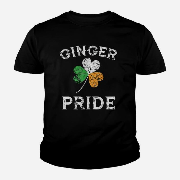 Awesome Ginger Pride St Patricks Day Irish Flag Clover Kid T-Shirt