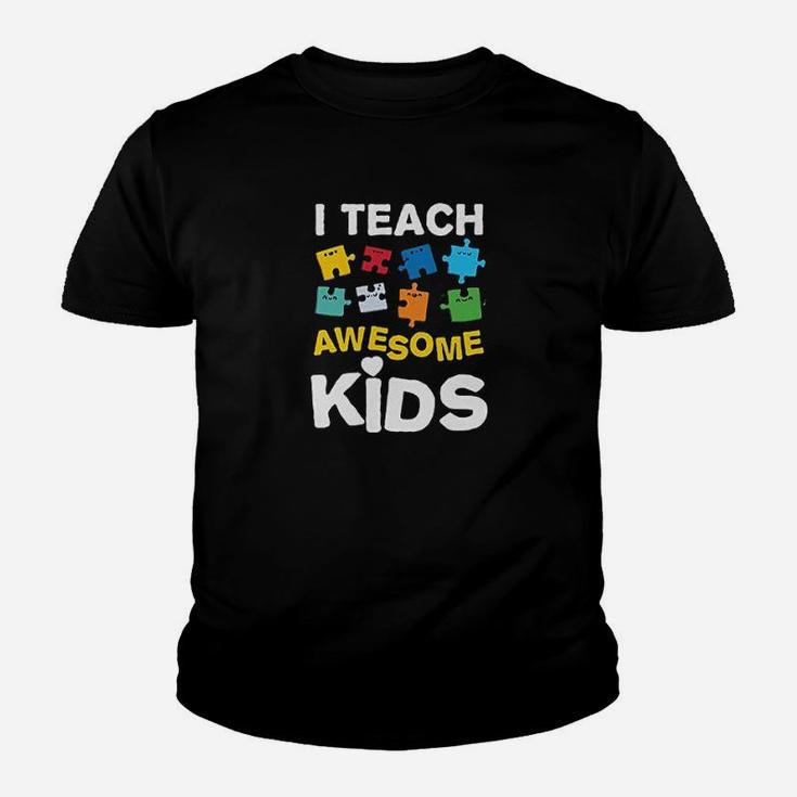 Autism Awareness Puzzle Graphic Kid T-Shirt