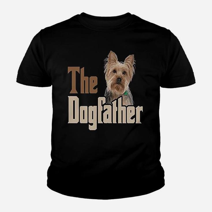 Bageyou The Dogfather Yorkie Apron Dog Dad Kitchen Baking Chef Apron Kid T-Shirt