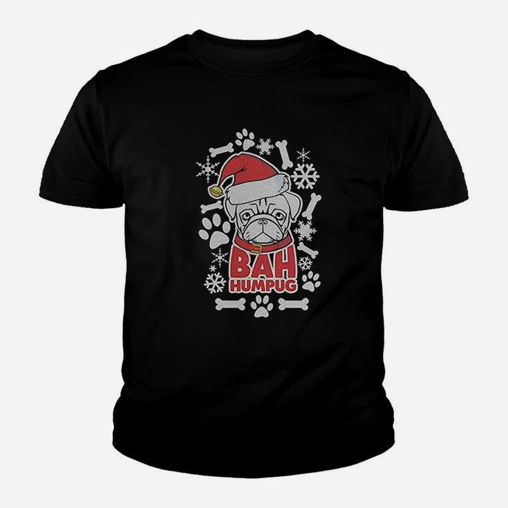 Bah Humpug Ugly Christmas Holiday Kid T-Shirt
