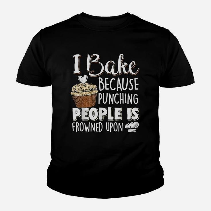 Baking Lover Punching People Baker And Cupcake Kid T-Shirt