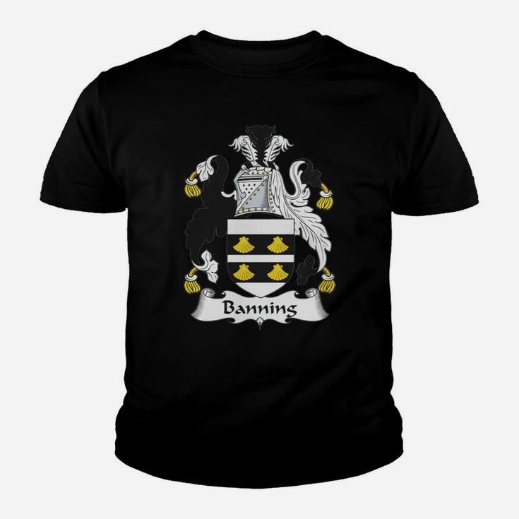 Banning Family Crest / Coat Of Arms British Family Crests Kid T-Shirt