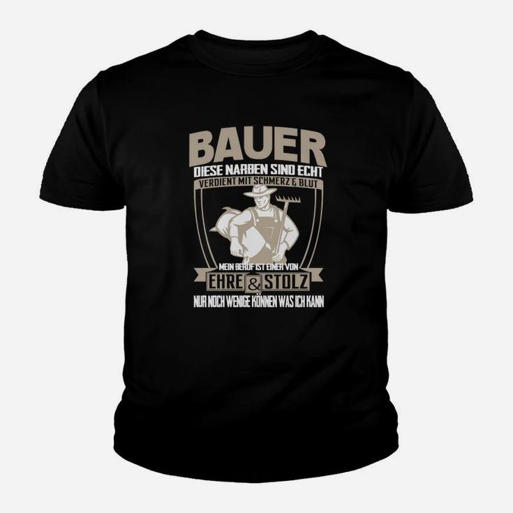 Bauer Ehre & Stolz Kinder Tshirt, Landwirtschaft Motiv Tee