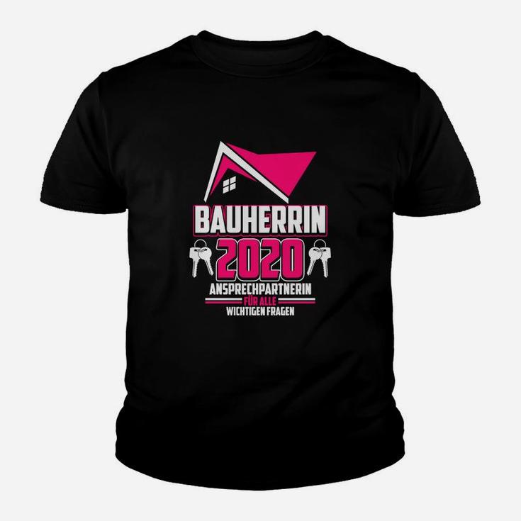 Bauherrin 2020 I Bauherren Baustellen Kinder T-Shirt