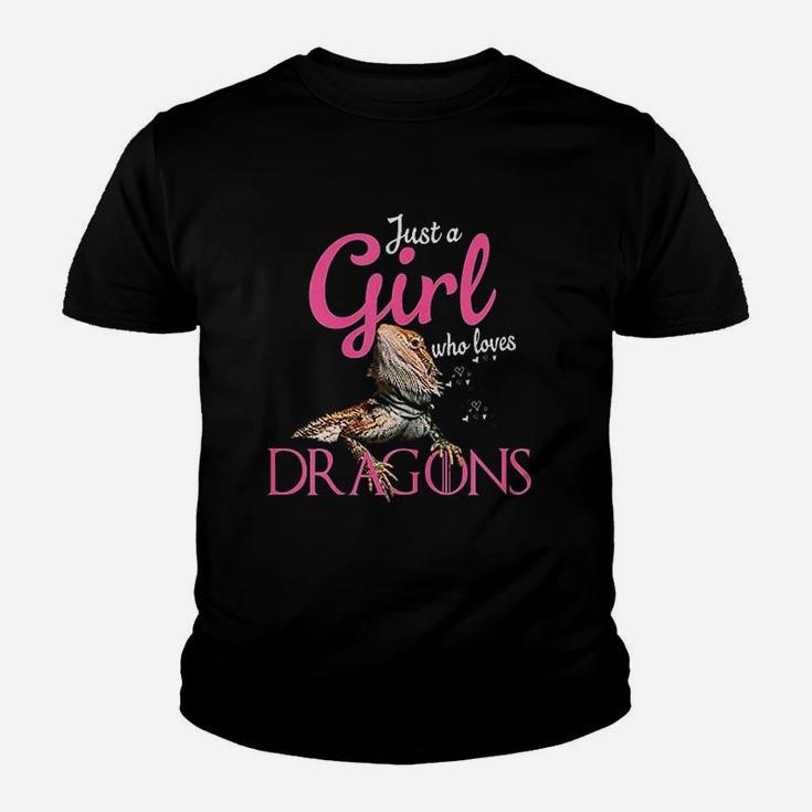 Bearded Dragon Just A Girl Who Loves Bearded Dragon Youth T-shirt