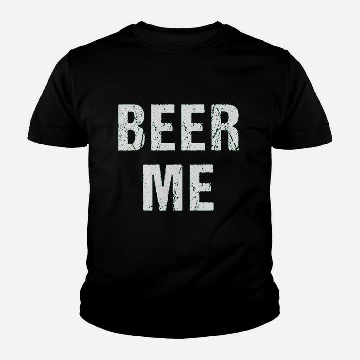Beer Me Funny Saint Patricks Day Cool Sarcastic Drinking Irish Kid T-Shirt