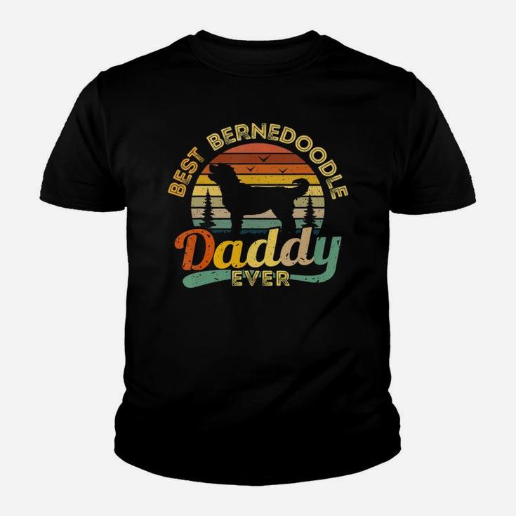 Bernedoodle Dad Shirt Best Daddy Dog Retro Vintage Gift Tee Kid T-Shirt