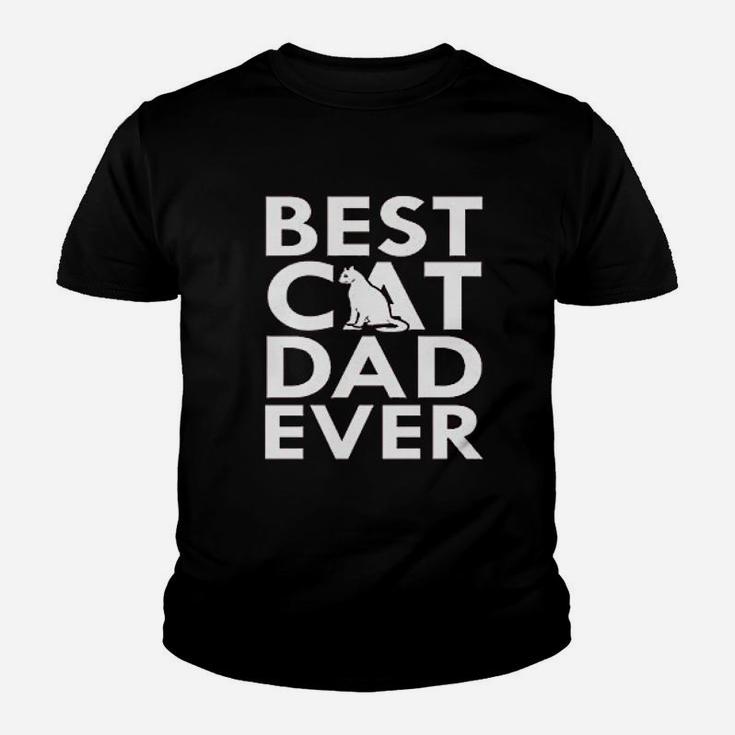 Best Cat Dad Ever Funny Cat Kid T-Shirt