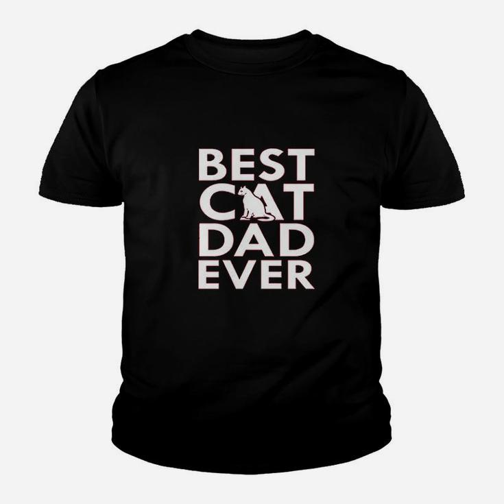 Best Cat Dad Ever Funny Cat Kid T-Shirt