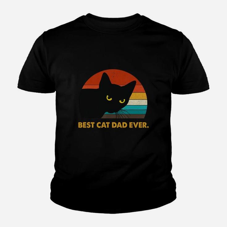 Best Cat Dad Ever Vintage Mens Kid T-Shirt