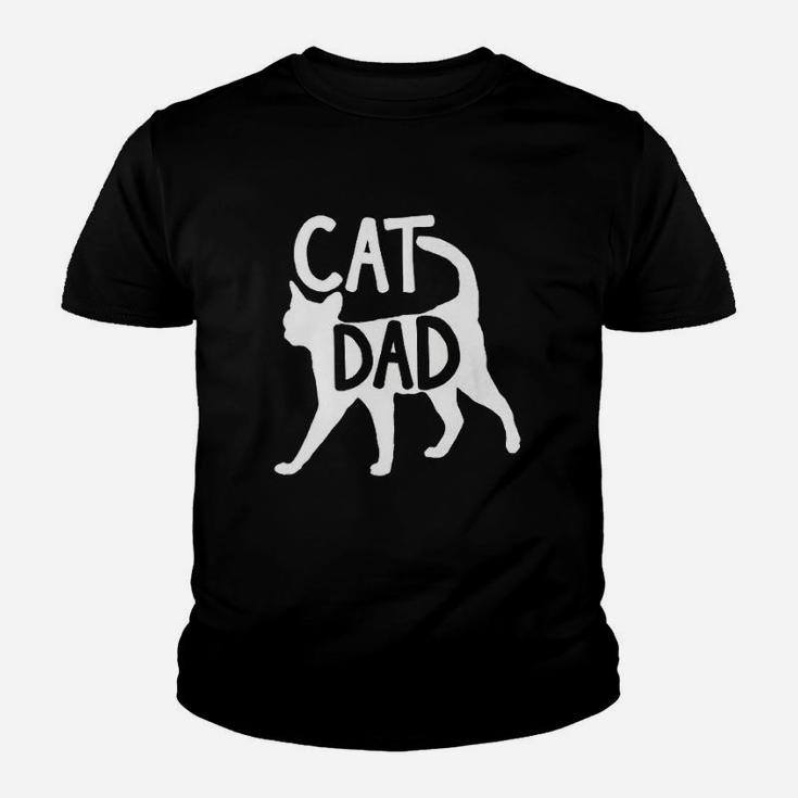 Best Cat Dad Fathers Day Men Kitty Daddy Papa Christmas Gift Kid T-Shirt