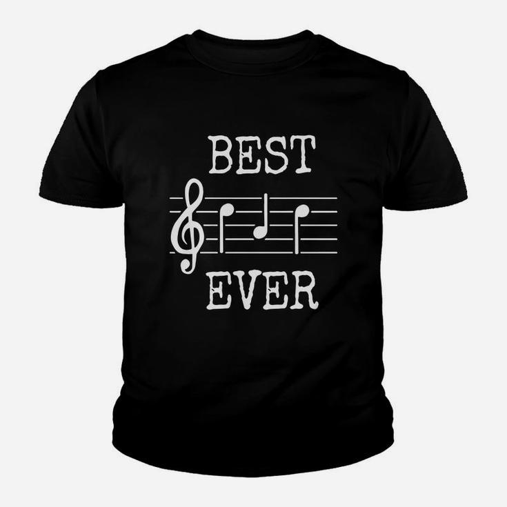 Best Dad Ever Music Shirt Cute Funny Saying Father Kid T-Shirt