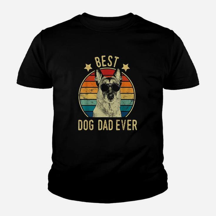 Best Dog Dad Ever Belgian Malinois Kid T-Shirt