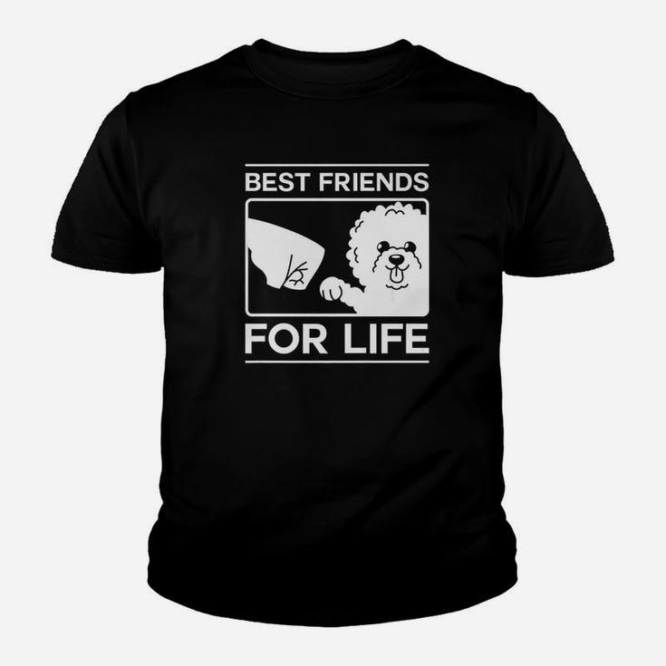 Best Friends For Life Bichon Frise Dog Puppy Gift Kid T-Shirt