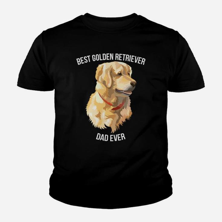 Best Golden Retriever Dad Ever Retriever Dog Mens Kid T-Shirt