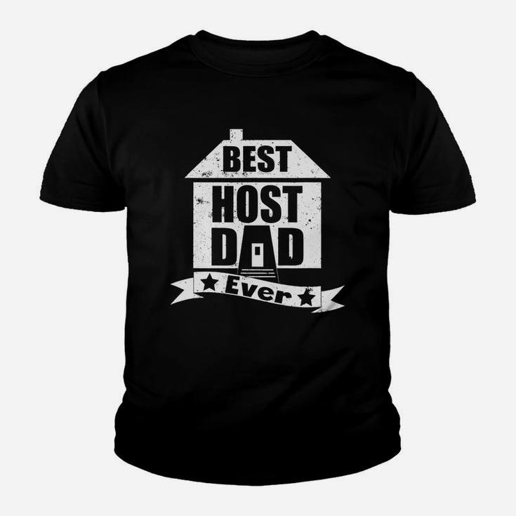 Best Host Dad Ever Funny Father Vintage T-shirt Black Youth B0738n7733 1 Kid T-Shirt