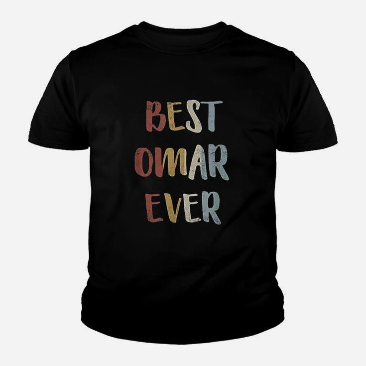 Best Omar Ever Retro Vintage First Name Gift Kid T-Shirt