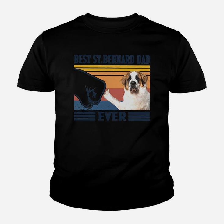 Best St.bernard Dad Ever Vintage Shirtn Kid T-Shirt