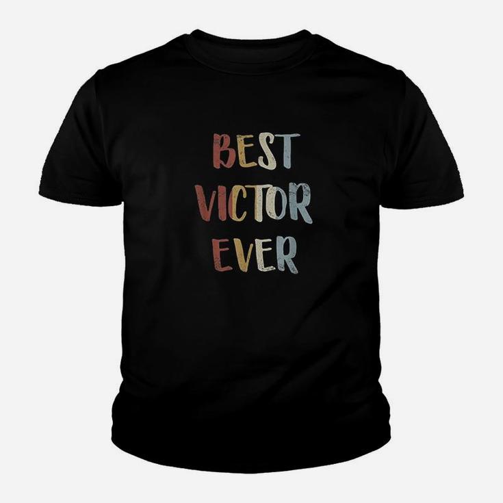 Best Victor Ever Retro Vintage First Name Gift Kid T-Shirt