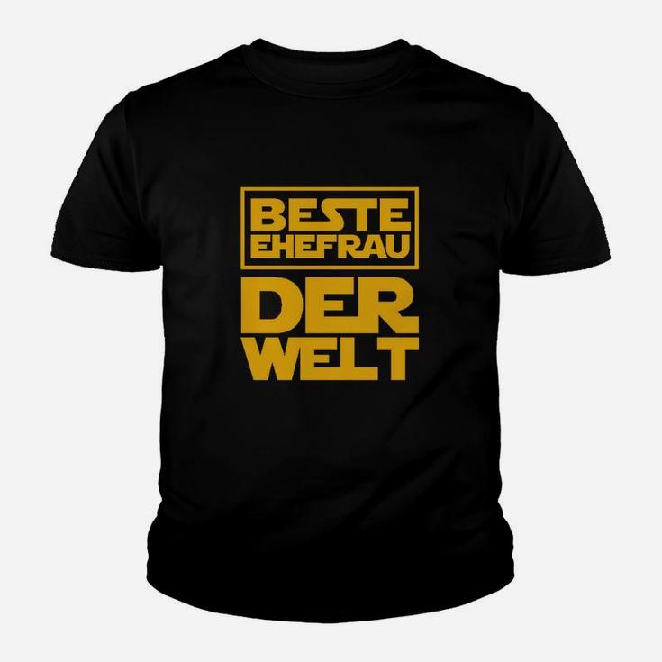 Beste Chefin der Welt Kinder Tshirt, Schwarzes Top mit Aufdruck