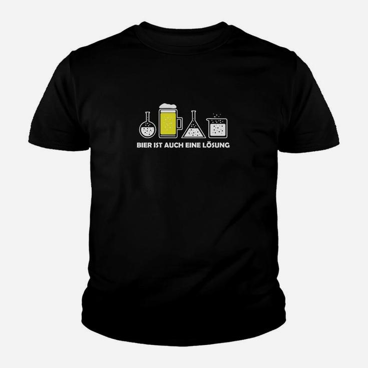 Bier Ist Auch Eine Lösung Kinder T-Shirt