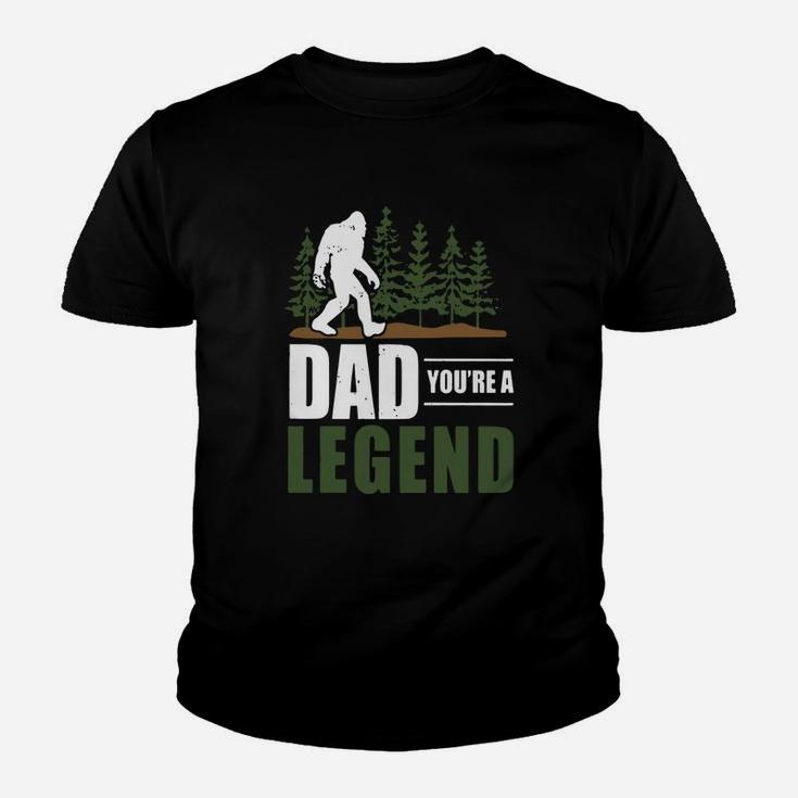 Big Foot Dad Youre A Legend Shirt Kid T-Shirt